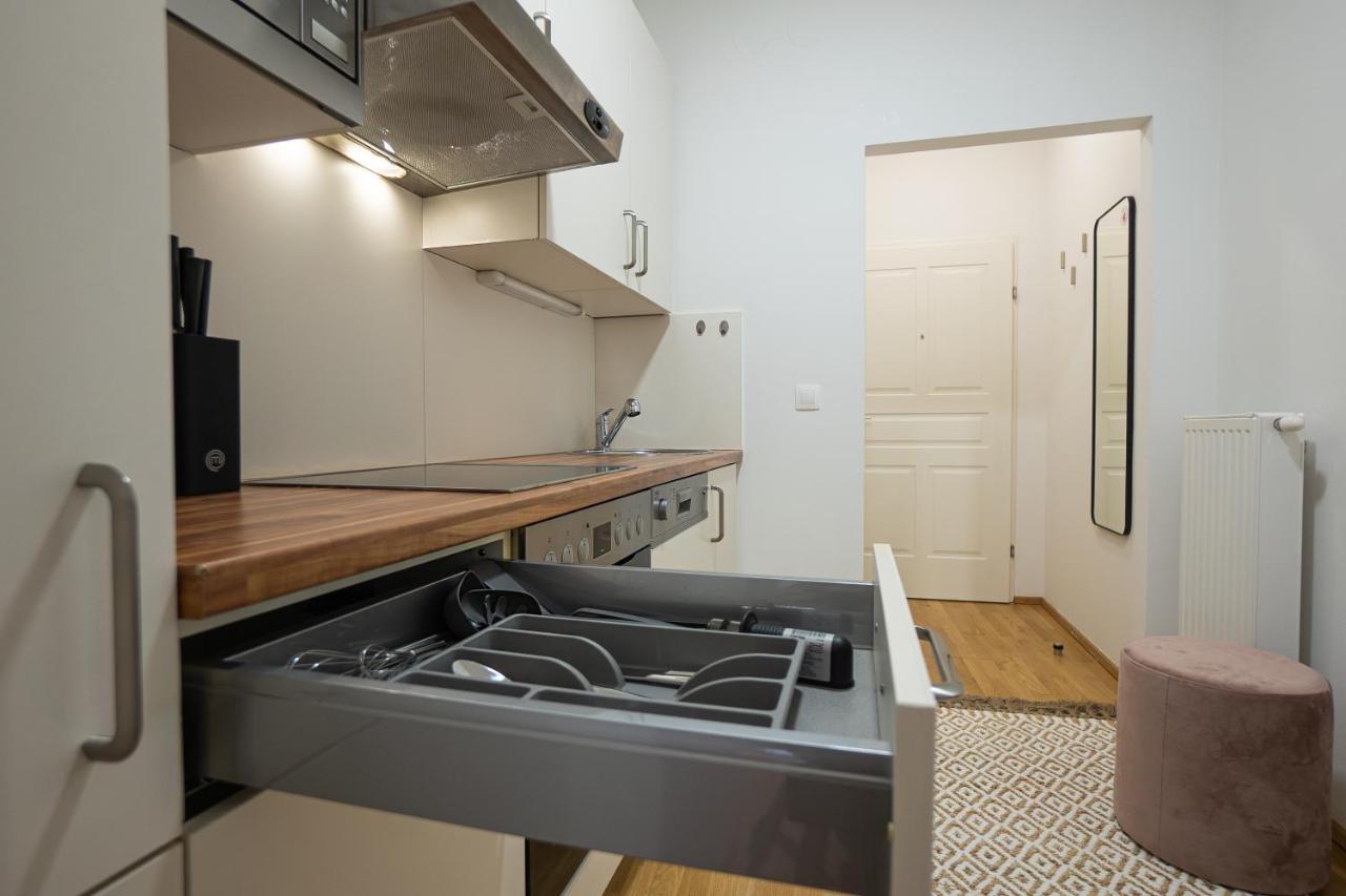 Bright 3-Room Apartment With A King-Size Bed 维也纳 外观 照片