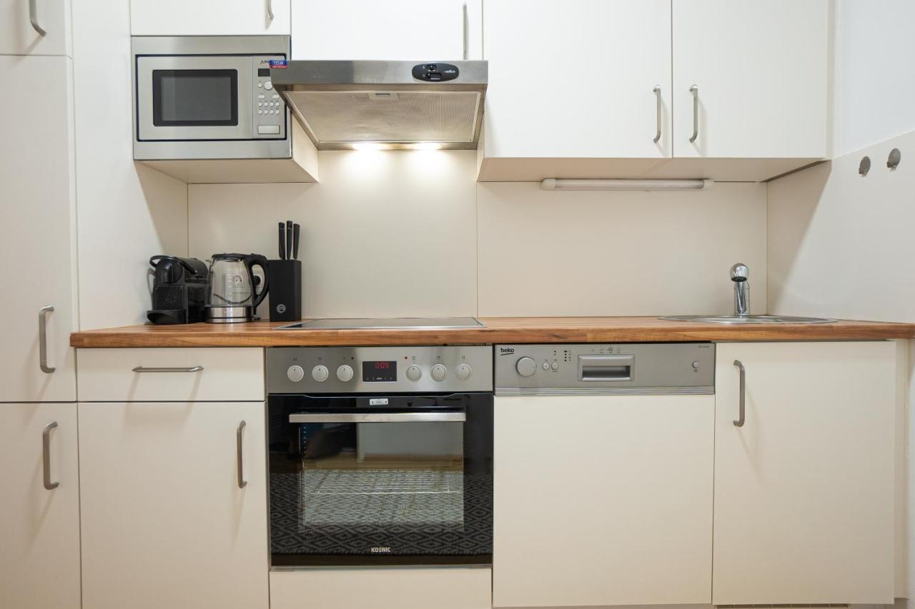 Bright 3-Room Apartment With A King-Size Bed 维也纳 外观 照片