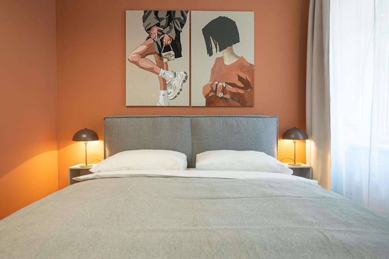 Bright 3-Room Apartment With A King-Size Bed 维也纳 外观 照片