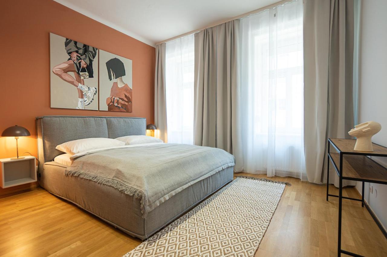 Bright 3-Room Apartment With A King-Size Bed 维也纳 外观 照片