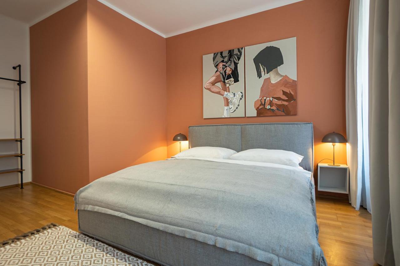 Bright 3-Room Apartment With A King-Size Bed 维也纳 外观 照片
